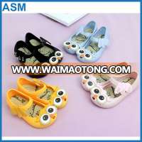 mini jelly shoes/cute owl design, mini kids shoes,jelly sandals